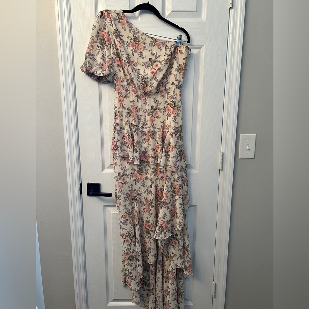 Floral Off-Shoulder Maxi Dress